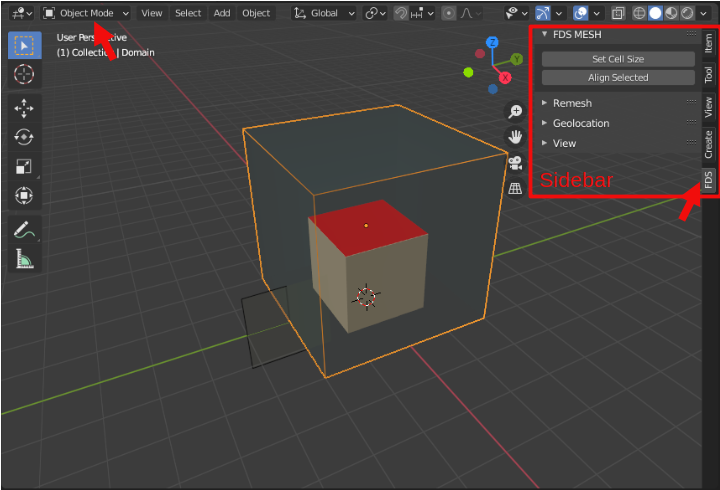 Quickstart - BlenderFDS