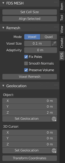 Quickstart - BlenderFDS