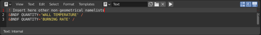 Quickstart - BlenderFDS